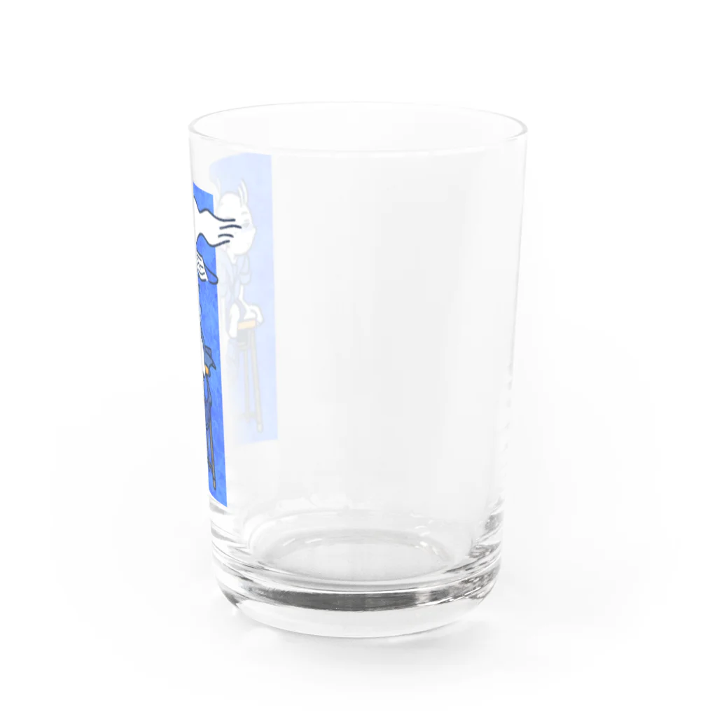 半分迷子のおみせの夏のにおいがする Water Glass :right