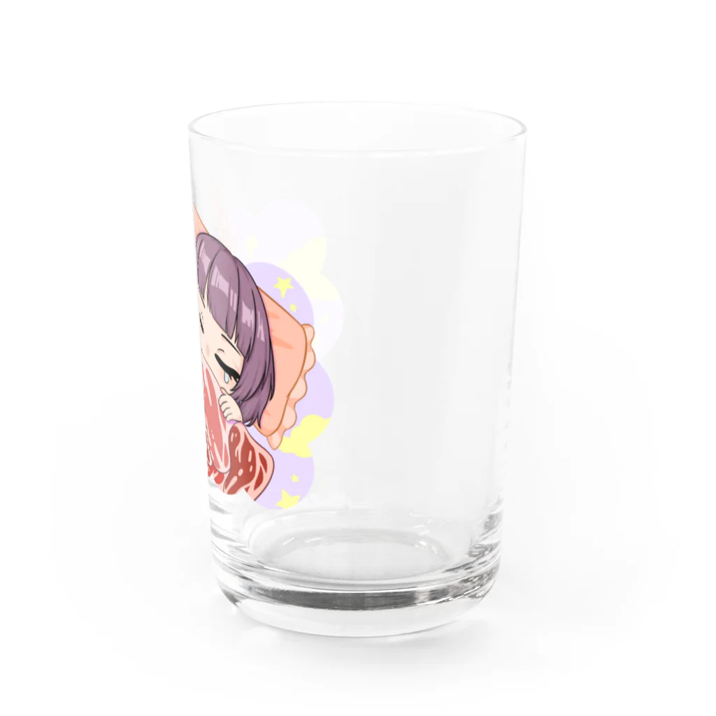 お肉屋さんのオフトン Water Glass :right