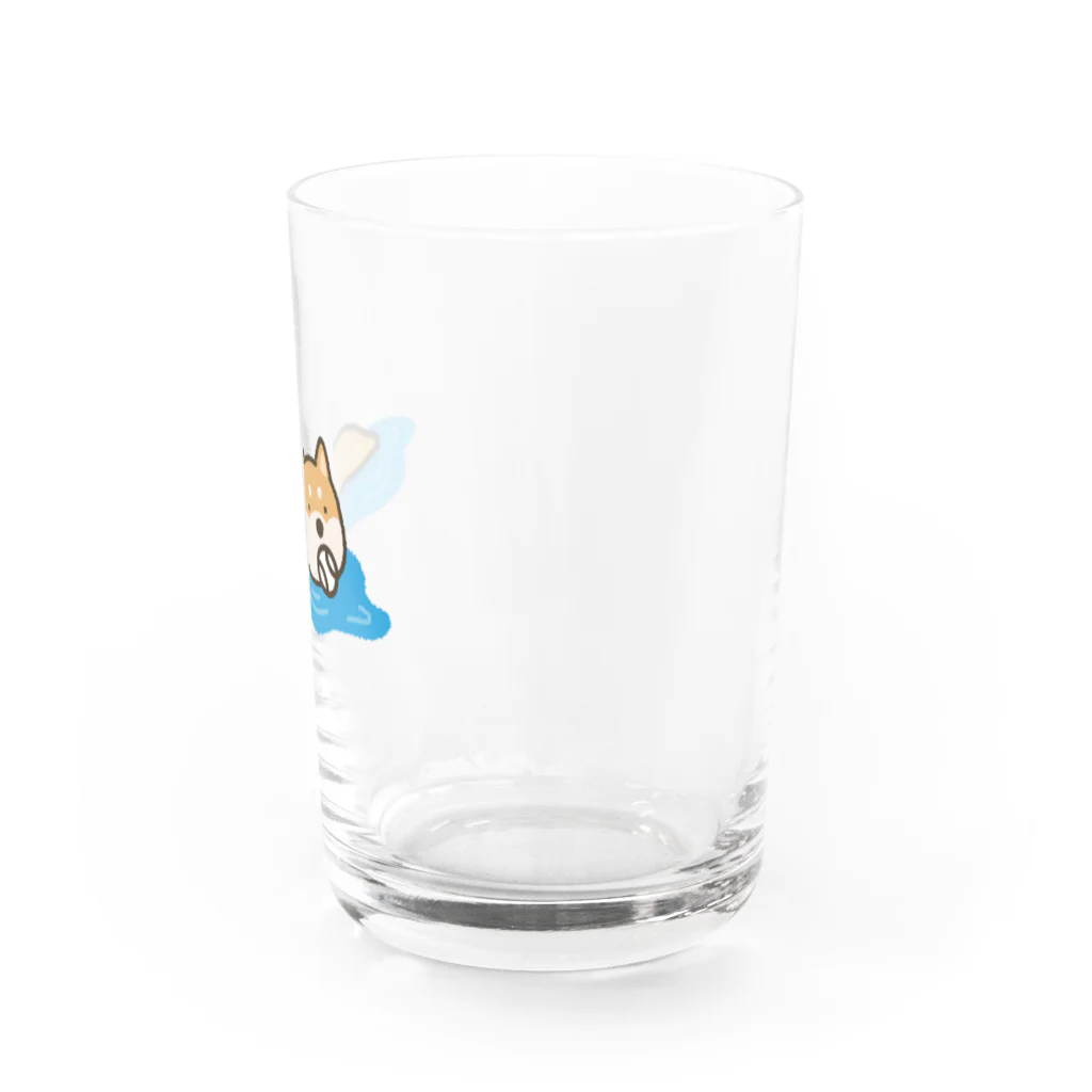 しばじるしデザインの泳ぐ！しばいぬ Water Glass :right