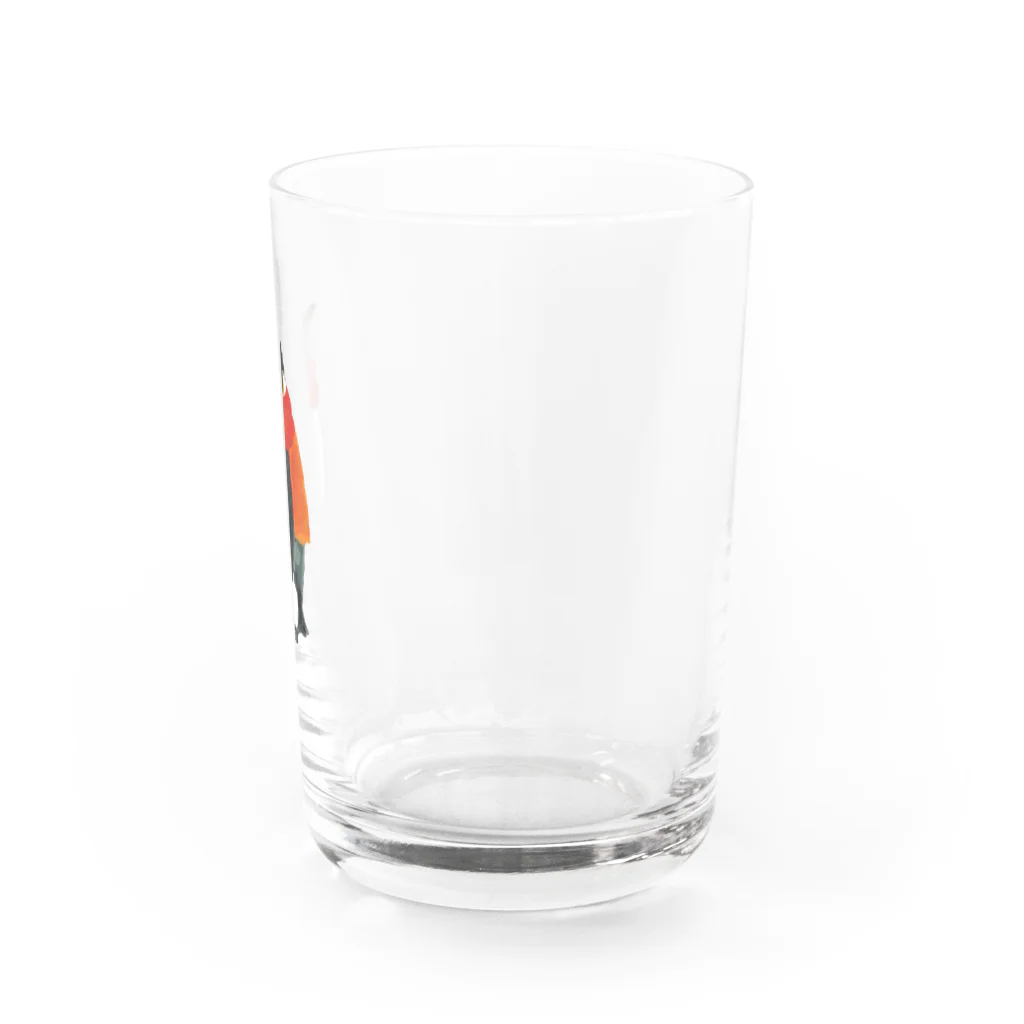 kuroのマフラーペンギン Water Glass :right