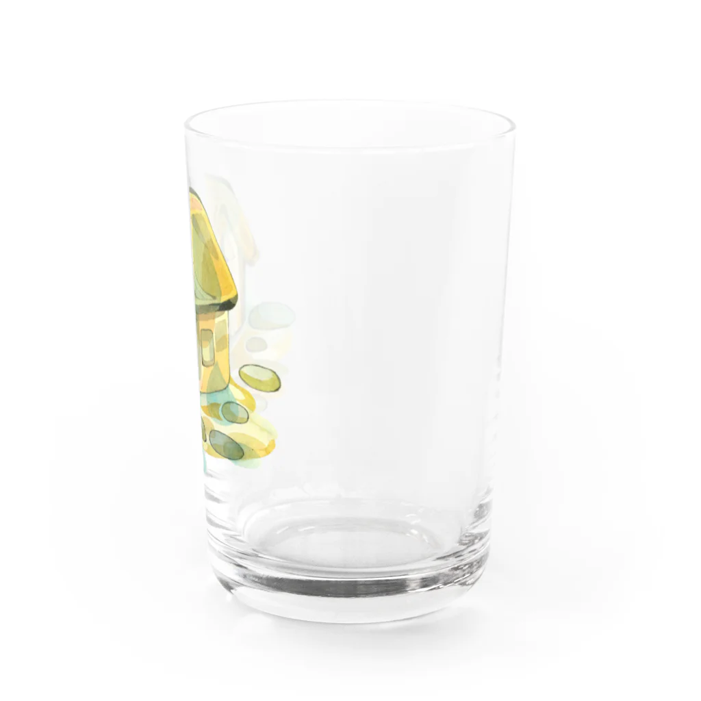 moeama suzuri storeのハウス Water Glass :right