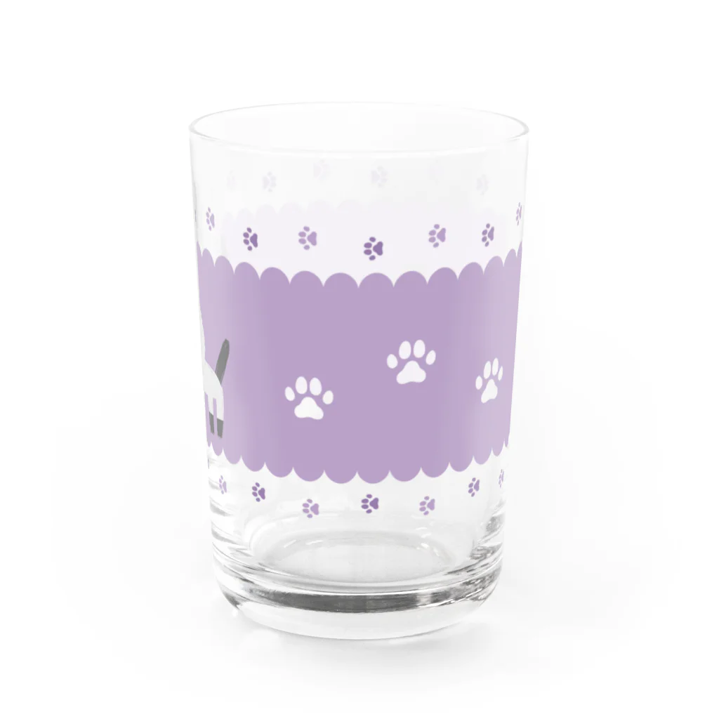 ツギハギ ニクの【GUchaNeko】ポインテッド Water Glass :right