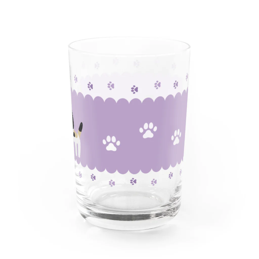 ツギハギ ニクの【GuchaNeko】三毛 Water Glass :right