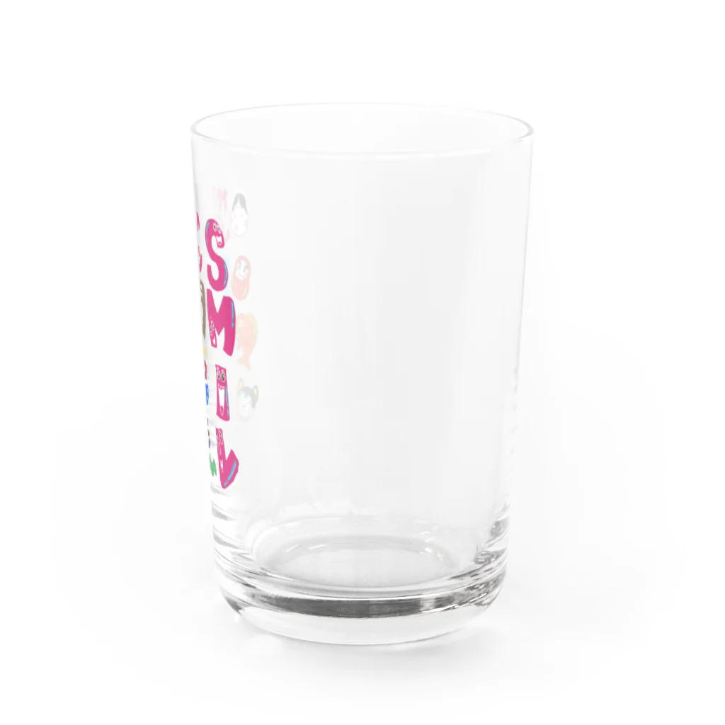 ORIちゃんの笑う門には福来る Water Glass :right