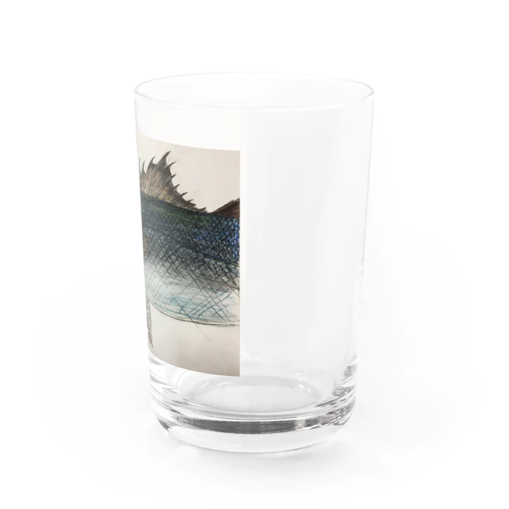 よっちーStoreのスズキくん Water Glass :right