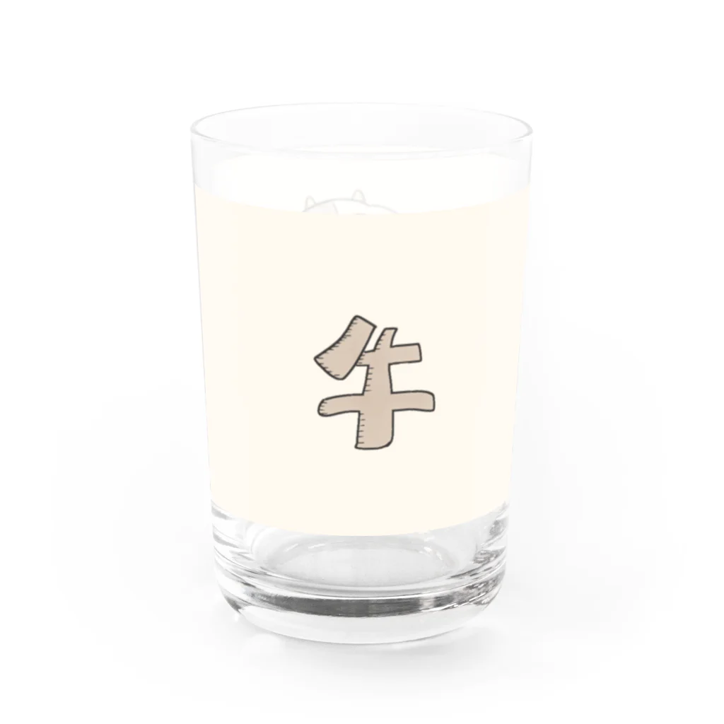 ツキフタツのうしーず Water Glass :right