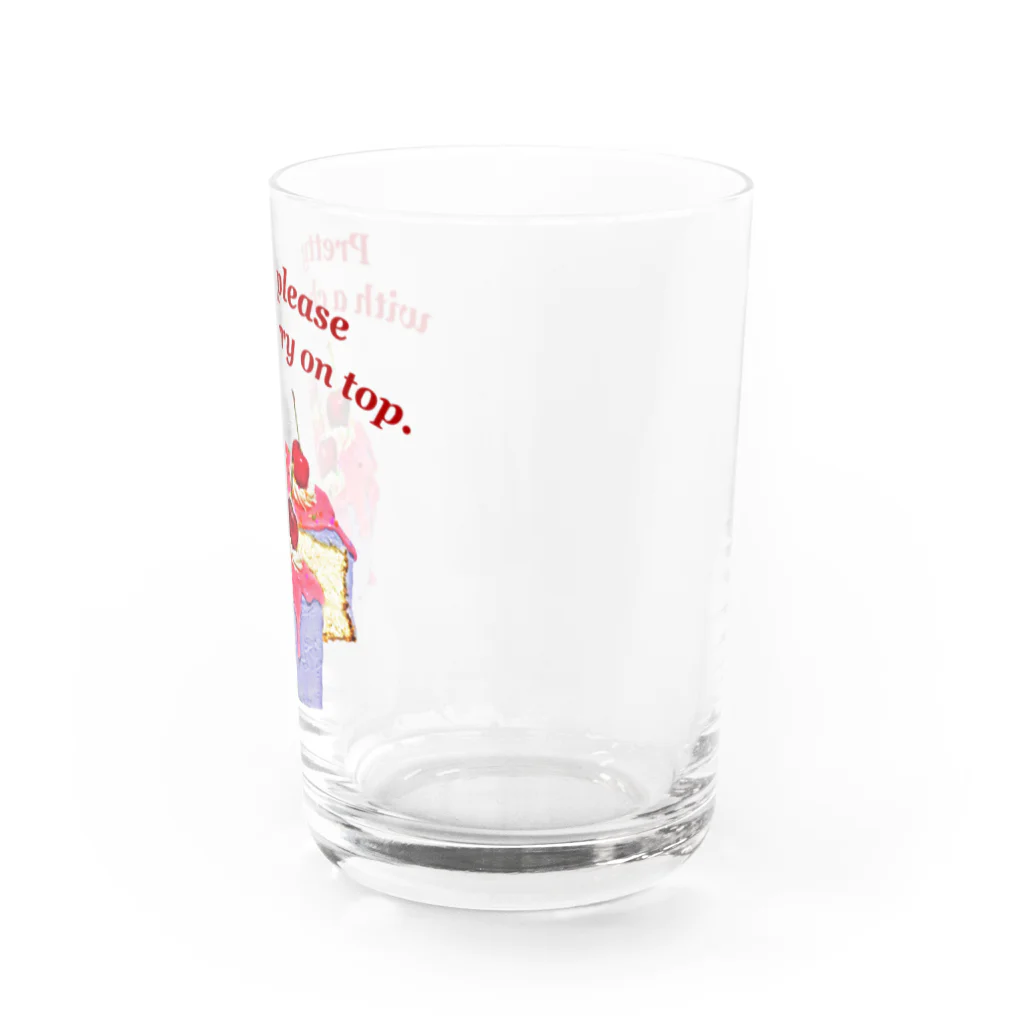 🍒　M　I　K　U　🍒の🍒🍰 Water Glass :right