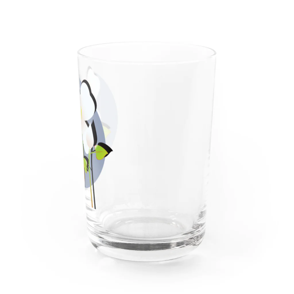 か〜ごのドクダミの花 Water Glass :right