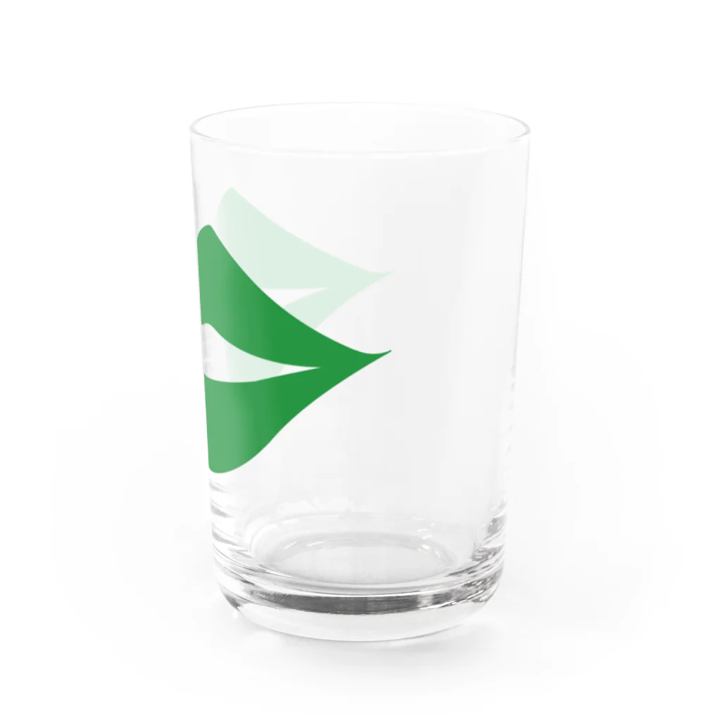 多摩市民のセクシーな唇(グリーン) Water Glass :right