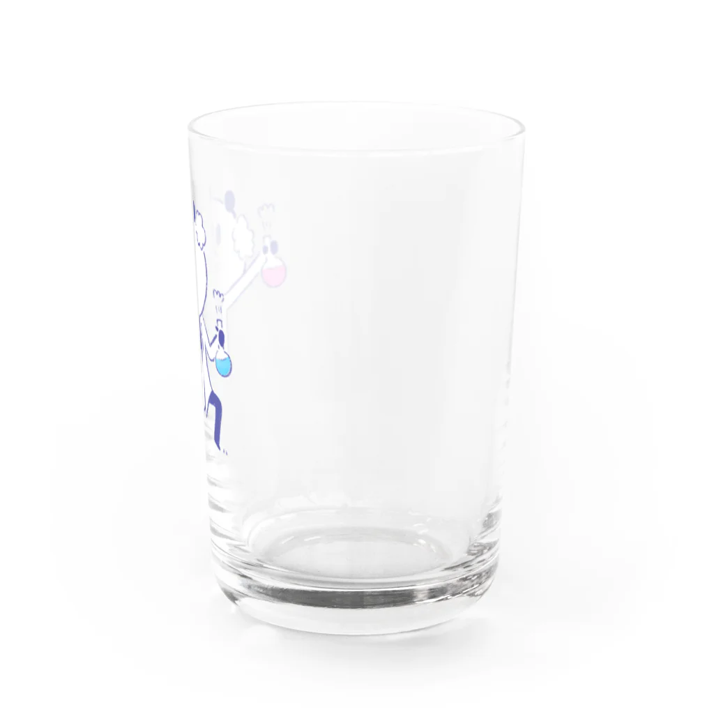 パパンがパンダ！【公式】のさいえんてぃすと Water Glass :right