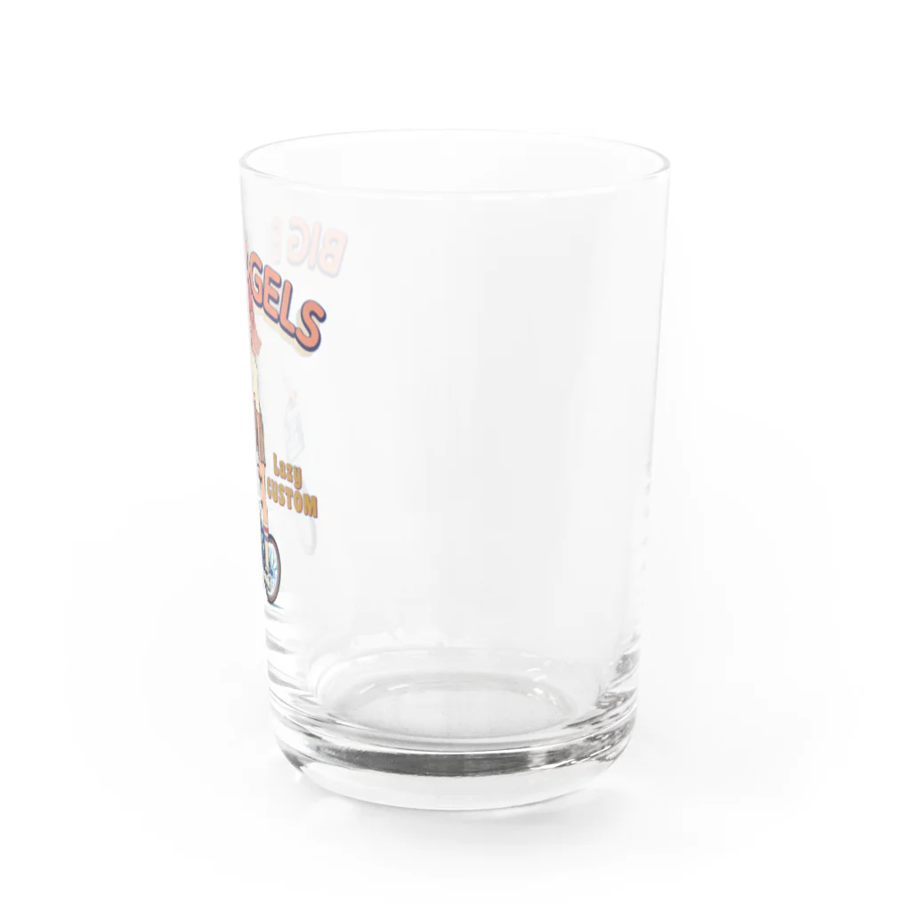 nidan-illustrationの"big bagels" Water Glass :right