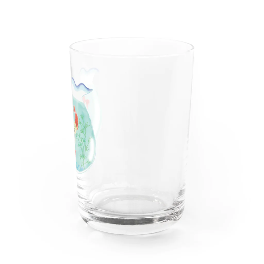 つなサポSHOPのやの犬すいすい Water Glass :right