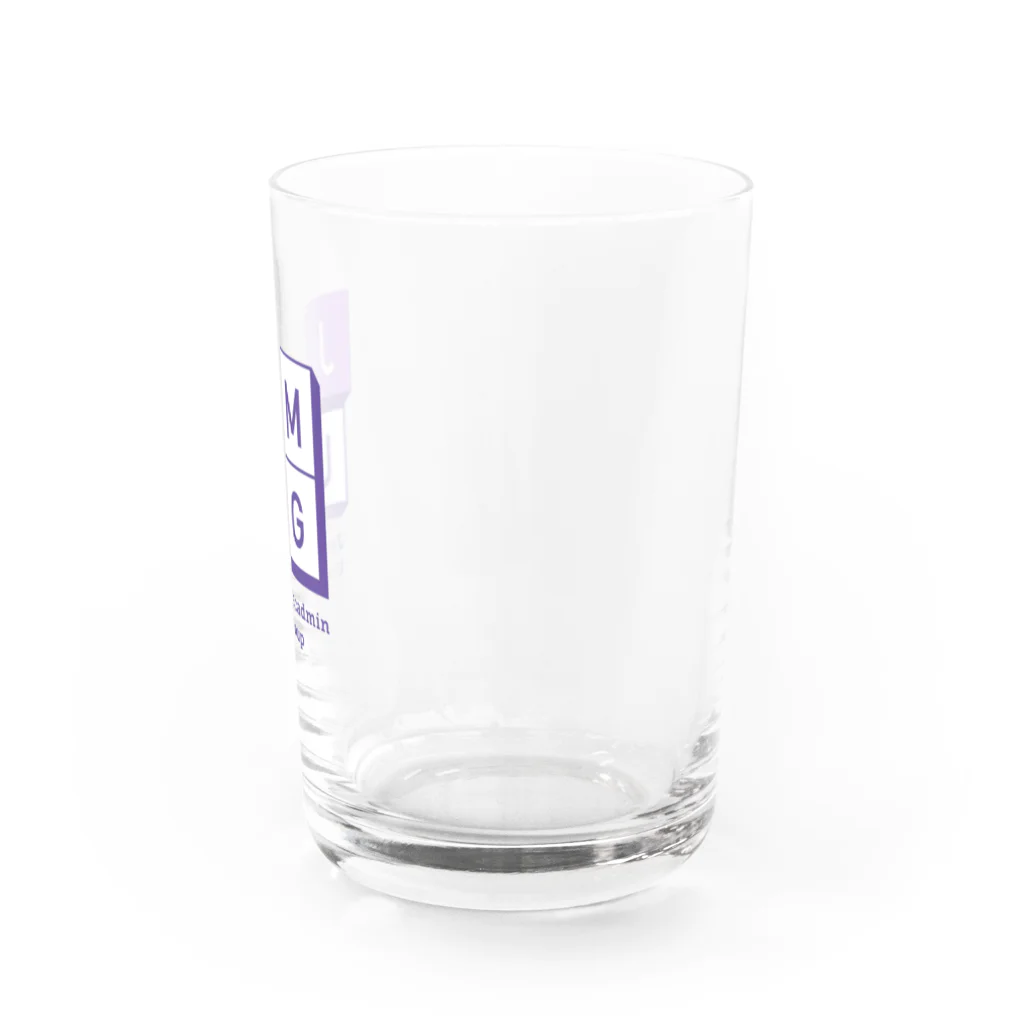 JMUGのJMUGロゴ Water Glass :right