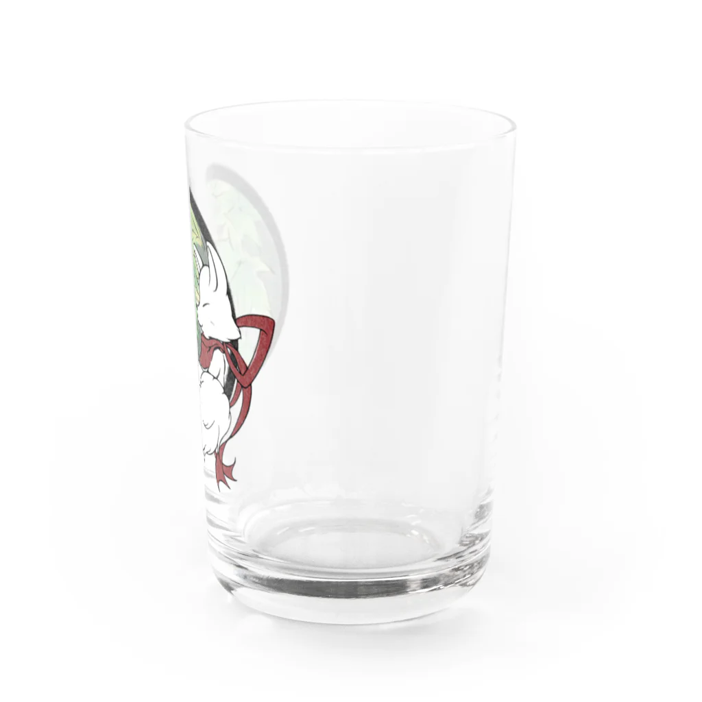 夢と知りせばのきつねのこん様(青もみじ) Water Glass :right