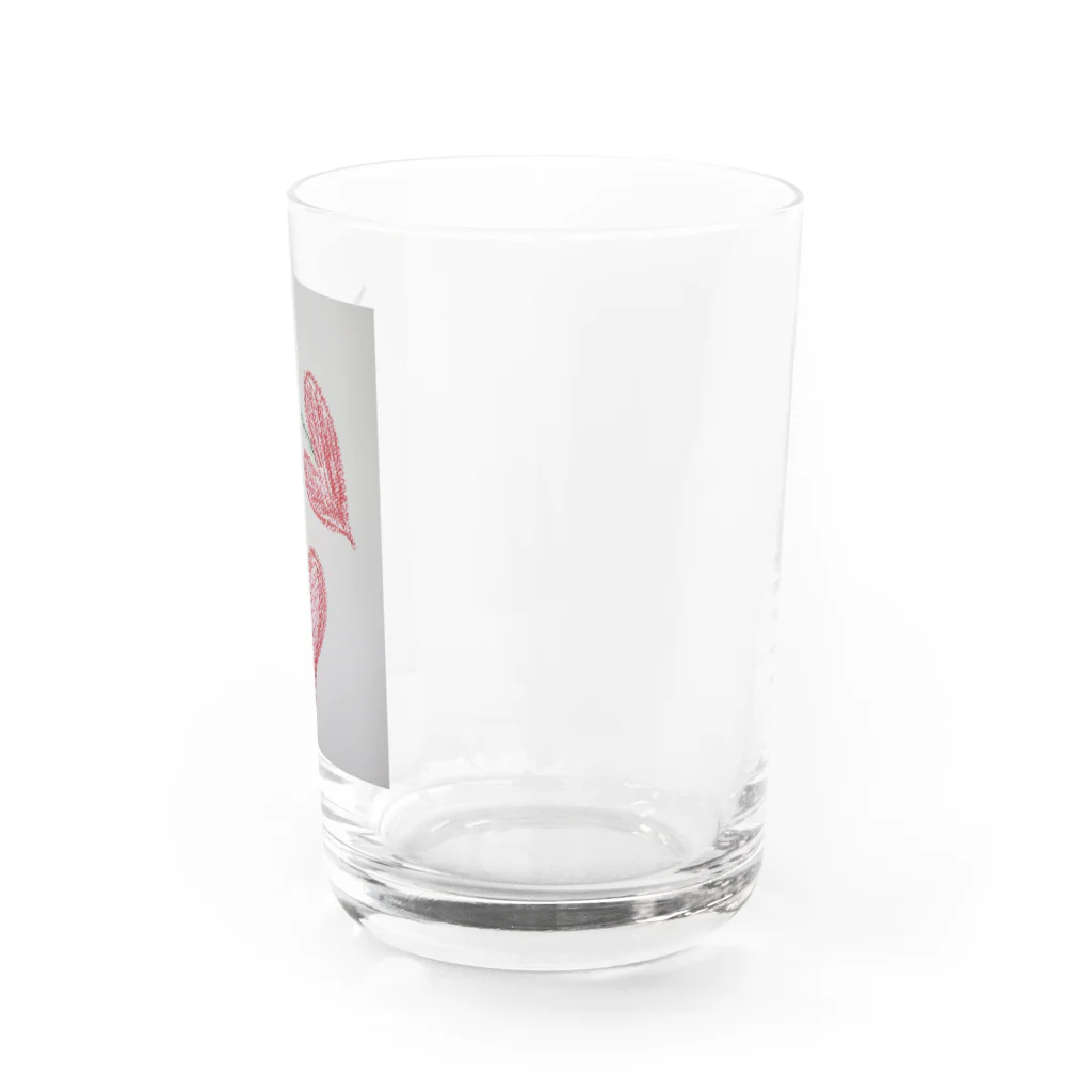 2ko1のさくらんぼ Water Glass :right