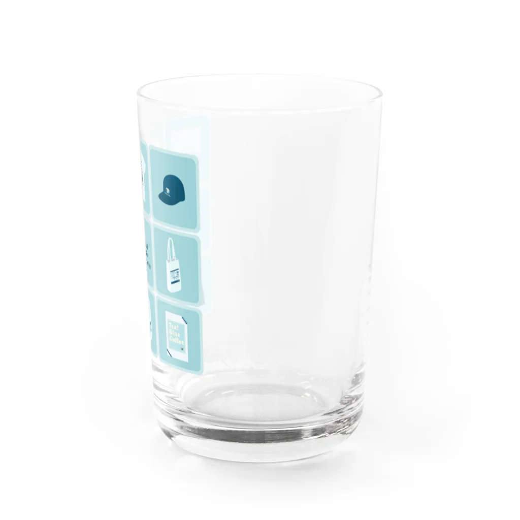 Teal Blue CoffeeのTealBlueItems _Cube BLUE Ver. グラス右面