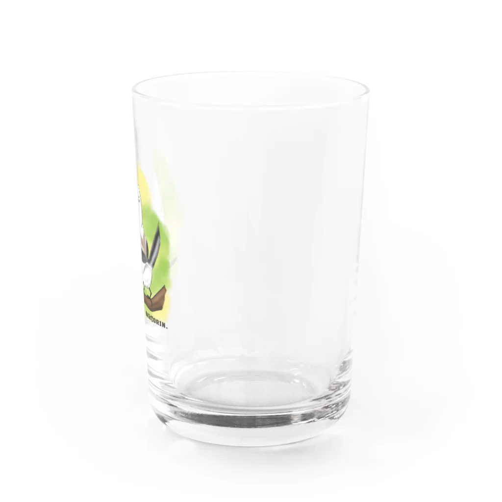 うっかおりんのシマエナガのギンちゃん Water Glass :right