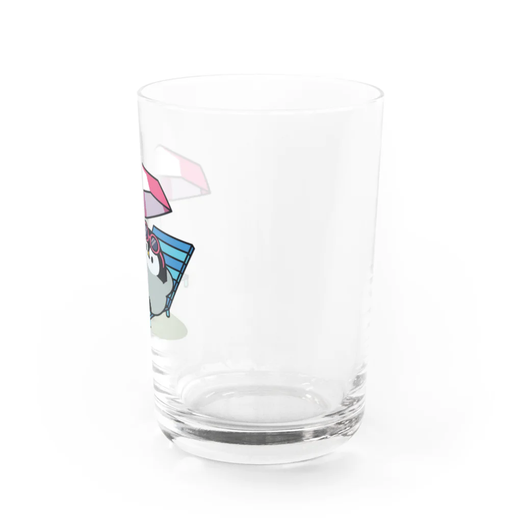 DECORの心くばりペンギン　ビーチver. Water Glass :right