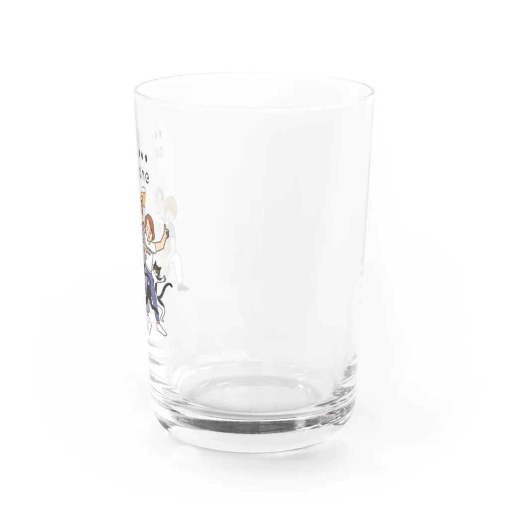 ワガママボデイのomeganeグッズ Water Glass :right