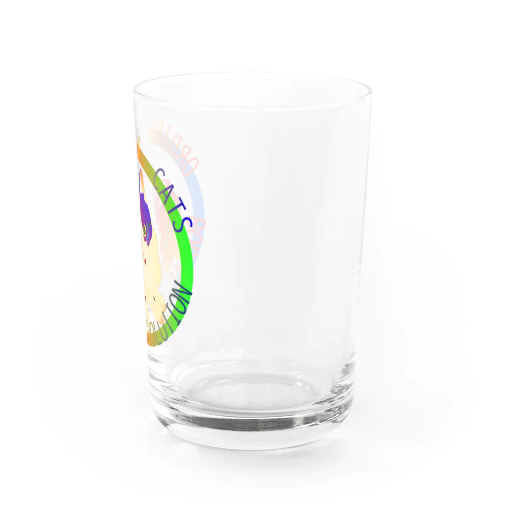 『NG （Niche・Gate）』ニッチゲート-- IN SUZURIのOrdinary Cats03h.t.(夏) Water Glass :right