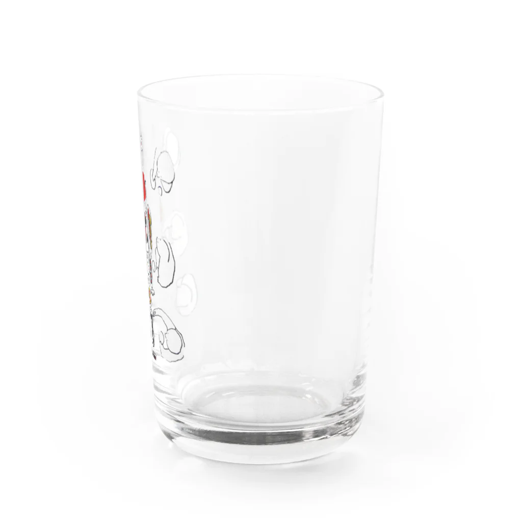 猫毛布ストアのばんさんかい Water Glass :right