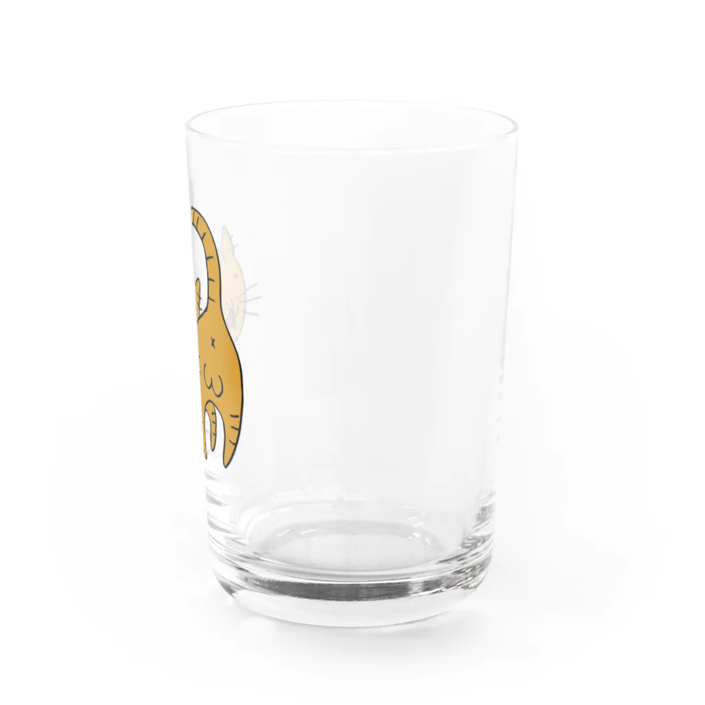 竜巻屋のだらずねこ２・カラー Water Glass :right