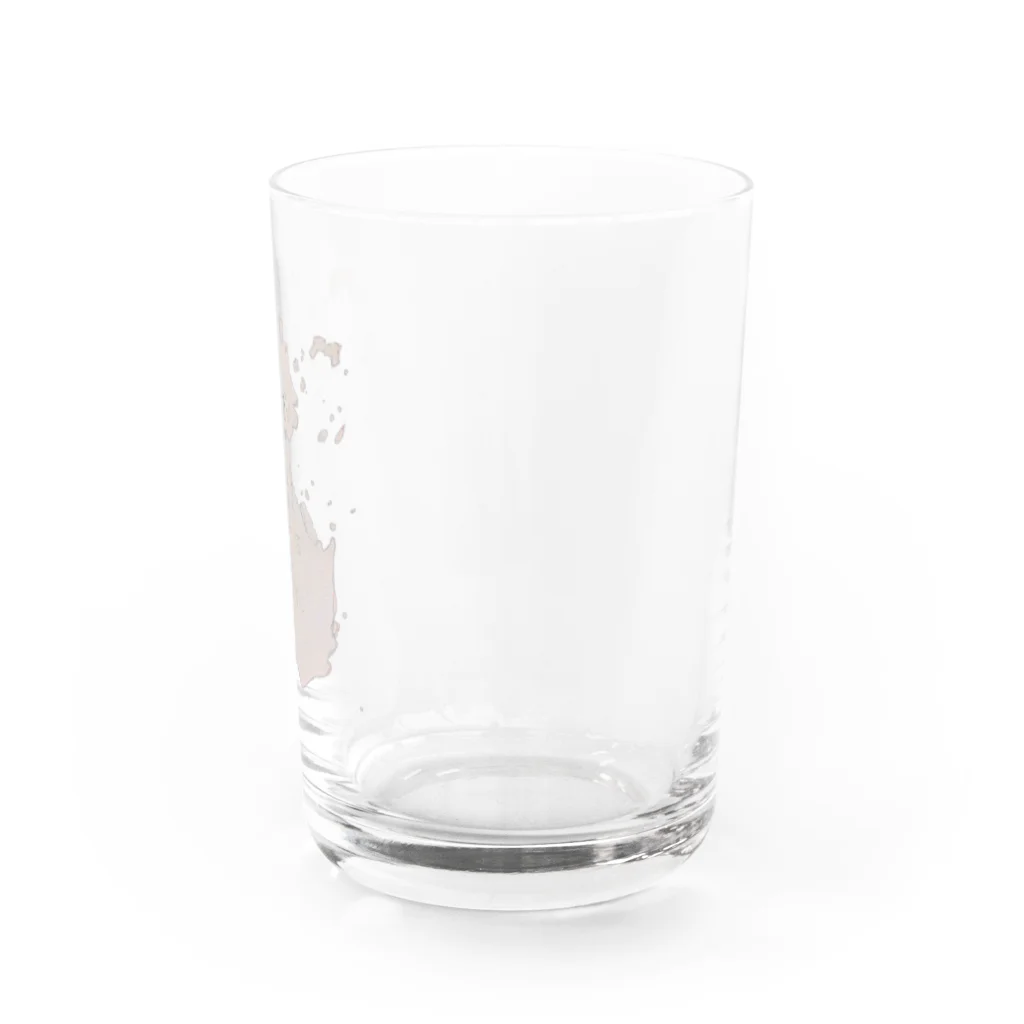 ゆーきんの絵ぐっずのナタデココあかちゃん Water Glass :right