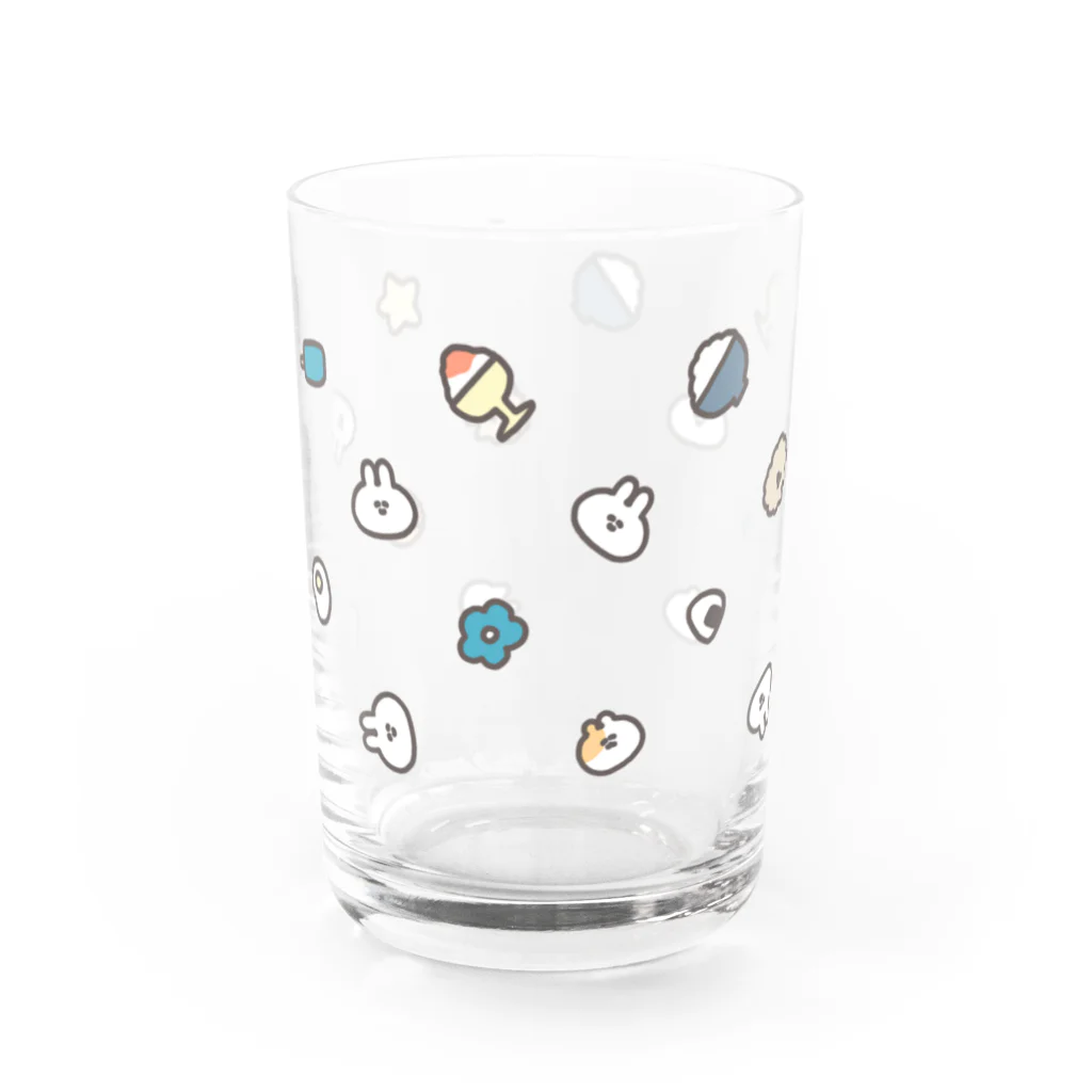 ナポリのSUZURIのうさちゃんファミリー Water Glass :right