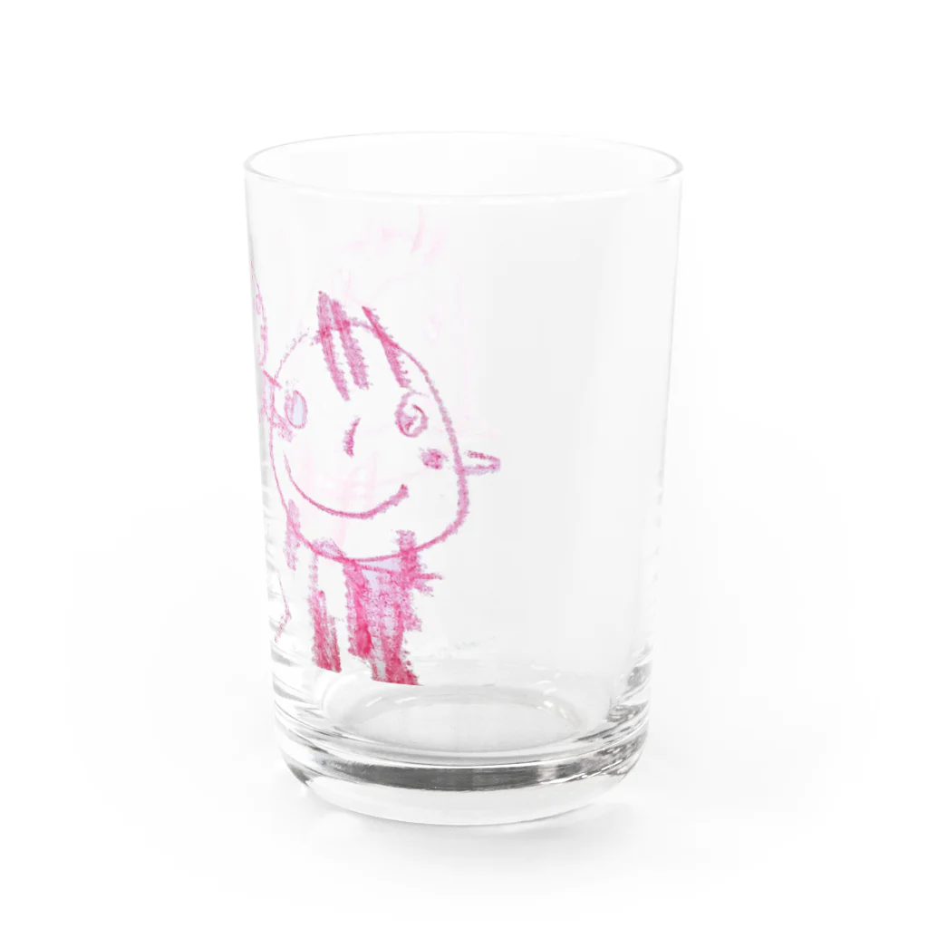 あずきバーの仲良し家族 Water Glass :right