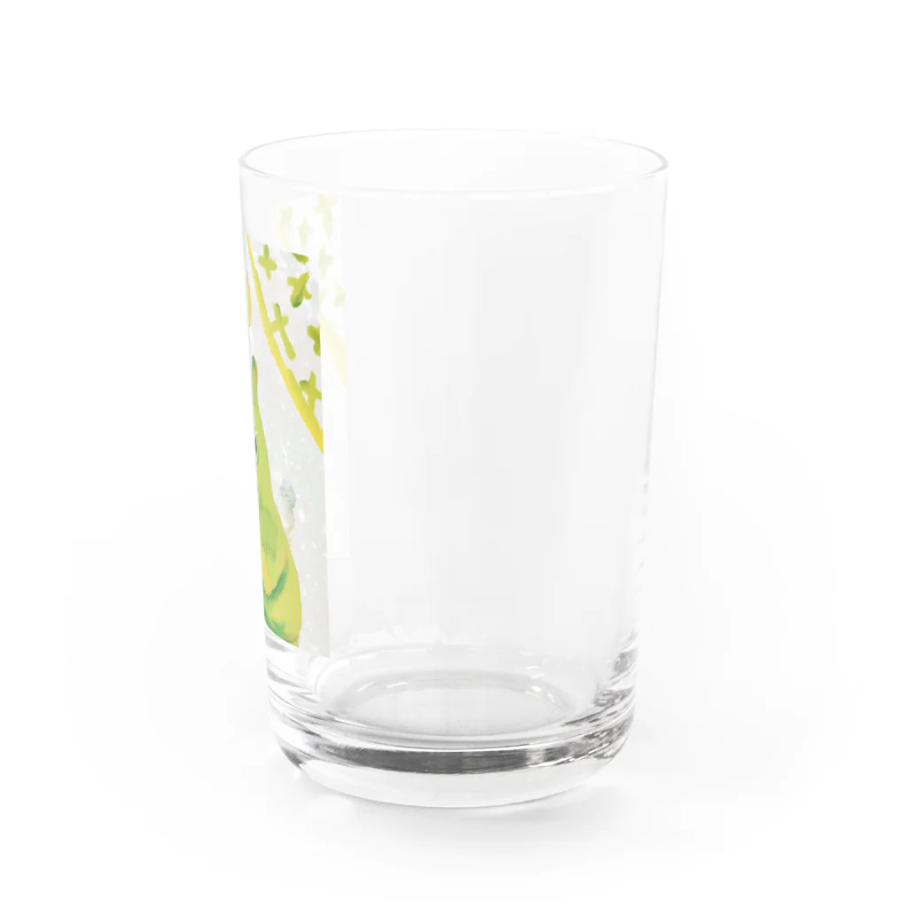 ヤマダサヲリの祈りのくま Water Glass :right