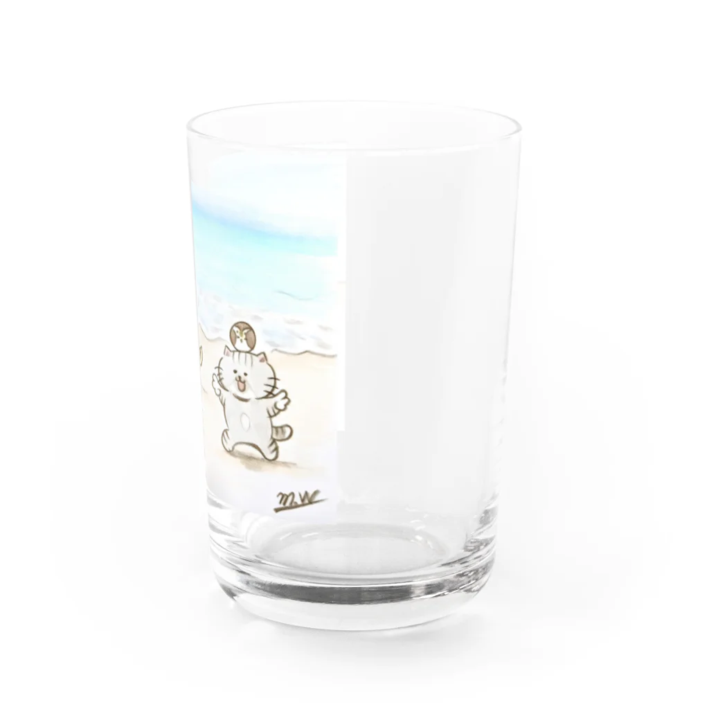 ぴーす☆の海辺のミー君 Water Glass :right