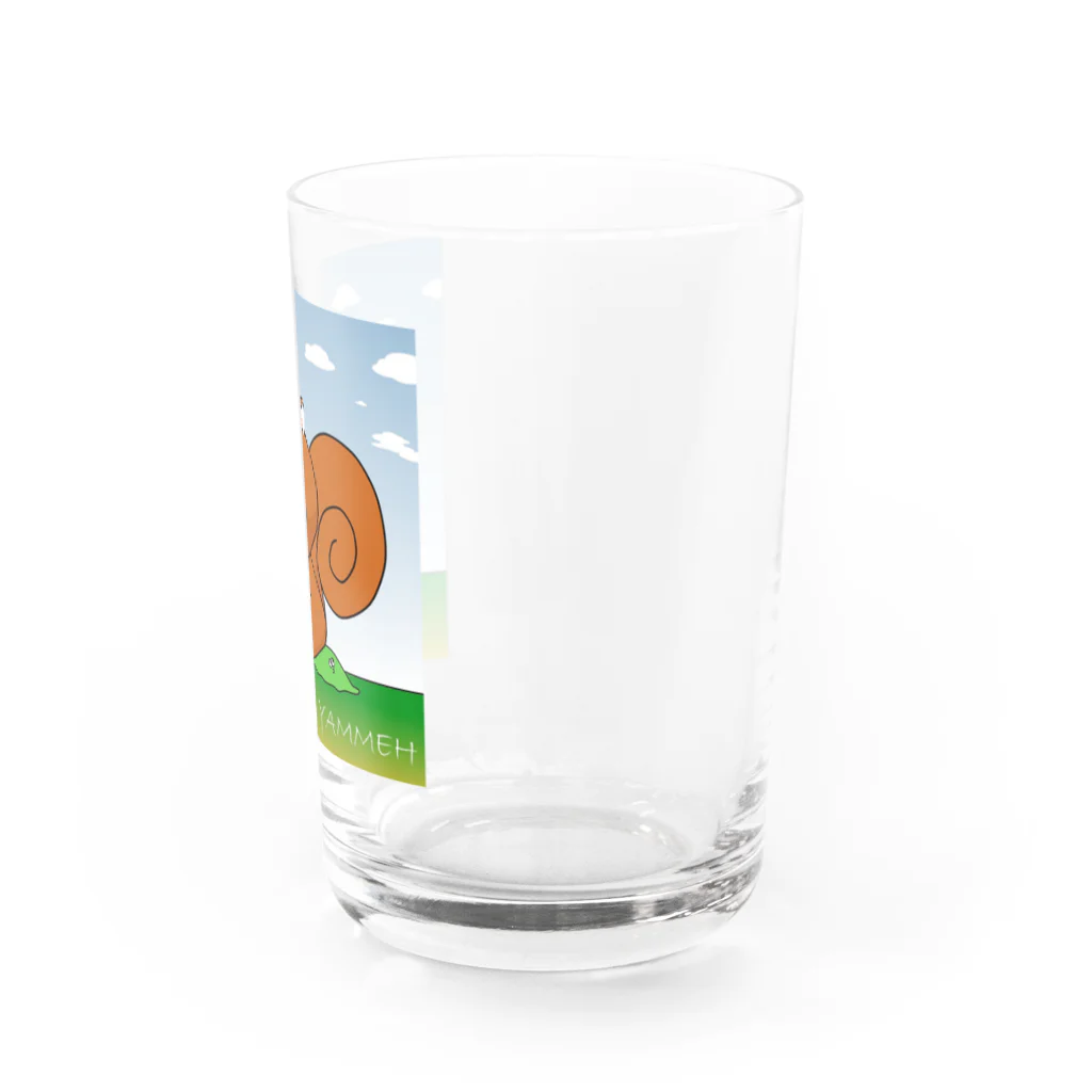 SUZURI×ヤマーフのガシッ Water Glass :right