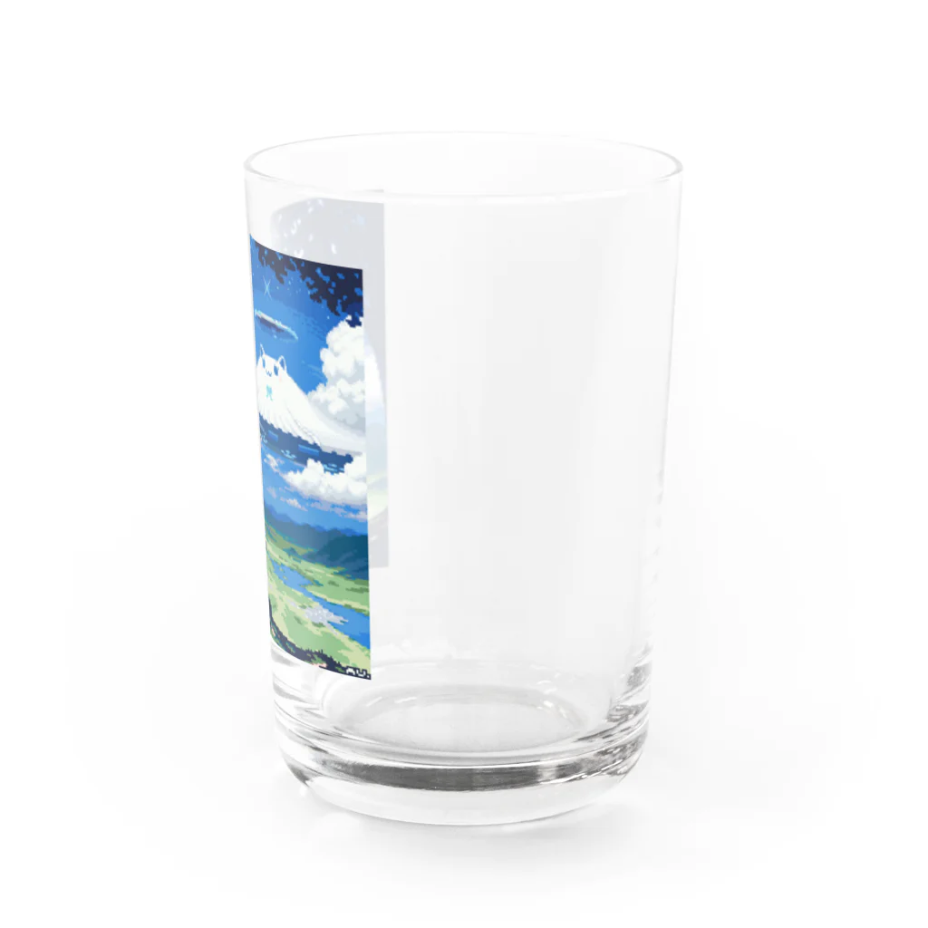 あうたろの夏空UFO 2021 Water Glass :right