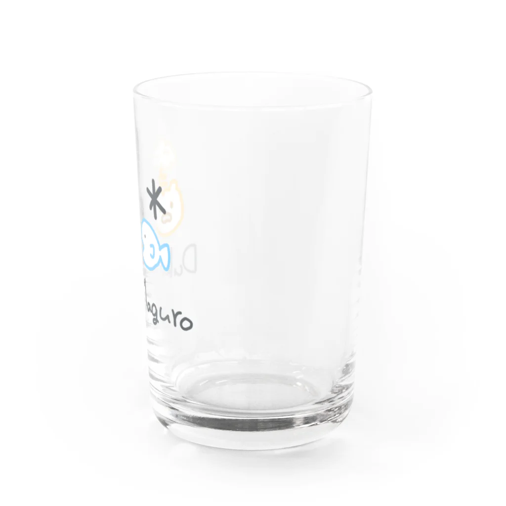 漬けマグロの推しマちゃん Water Glass :right