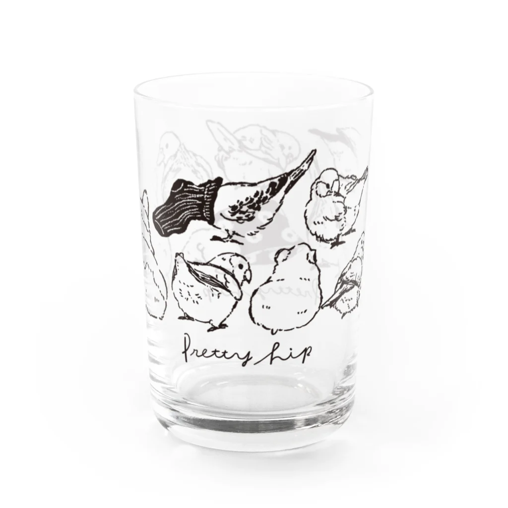 monbulanのプリティーヒップ〜ステキなおしり〜 Water Glass :right