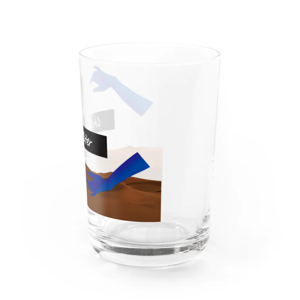 UrGRitterのUrGRitterロゴ Water Glass :right