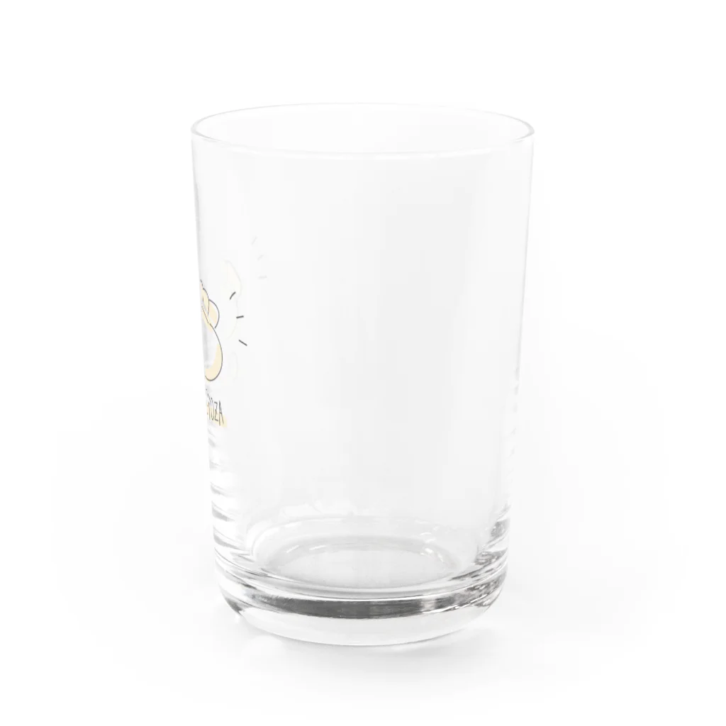 嘘の町「にせぎ町」アンテナショップのにせぎ町の餃子屋グッズ Water Glass :right