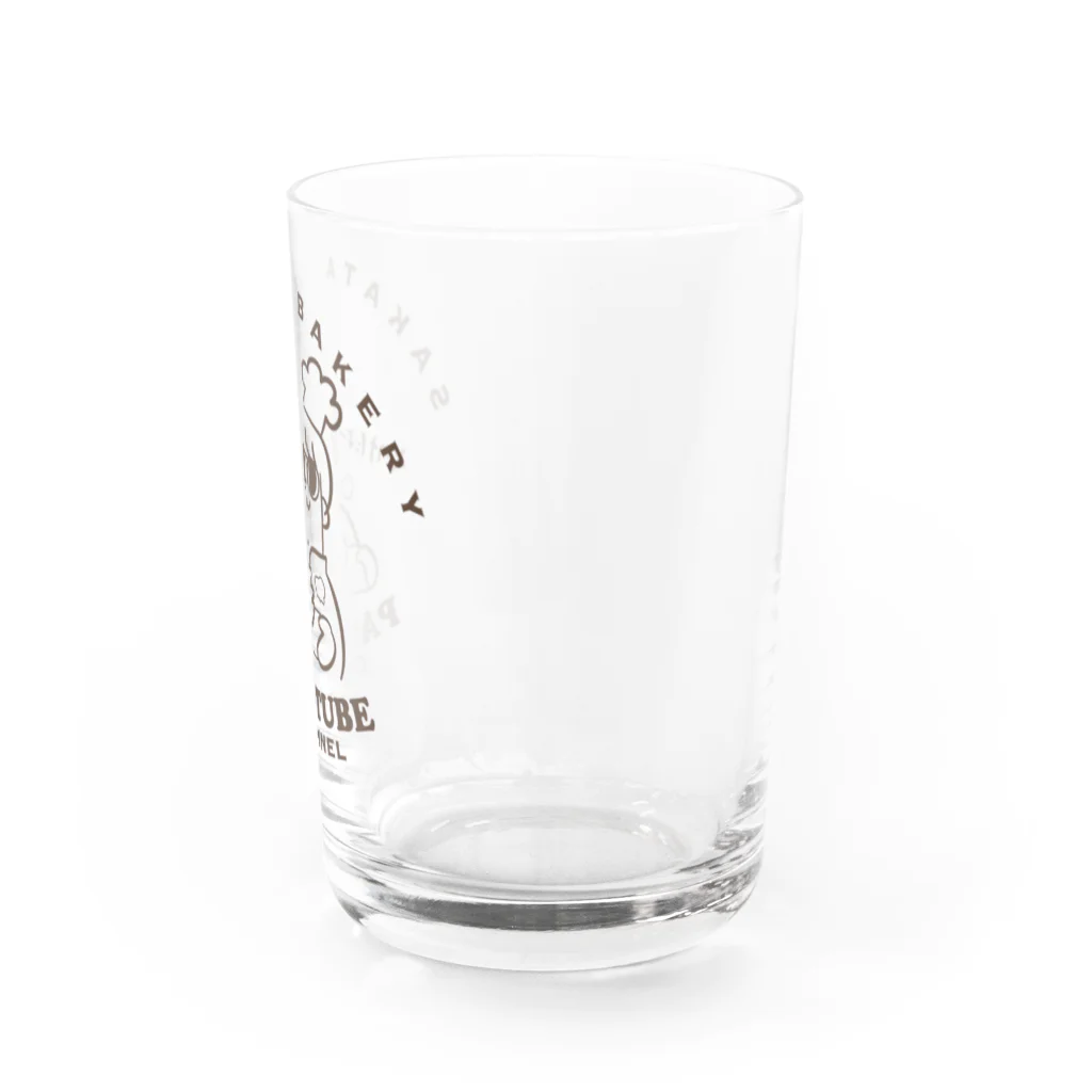 阪田ベーカリーのぱんちゅーぶShopのパン芸人 阪田ベーカリーのぱんちゅーぶのグッズだよ Water Glass :right