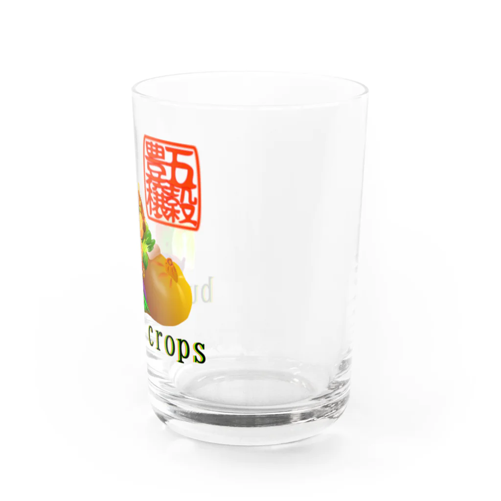 『NG （Niche・Gate）』ニッチゲート-- IN SUZURIの五穀豊穣h.t.赤 Water Glass :right