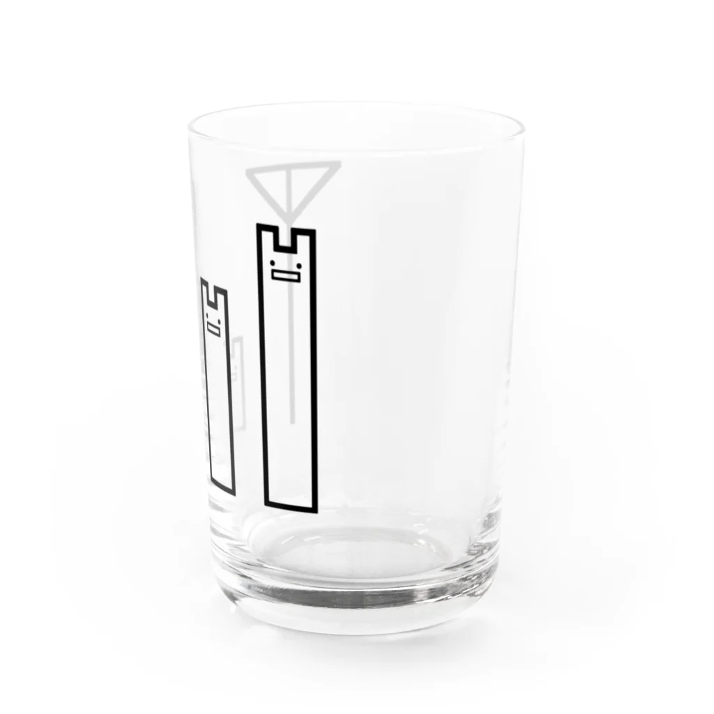 2Dうさぎの2Dうさぎ 電波 Water Glass :right