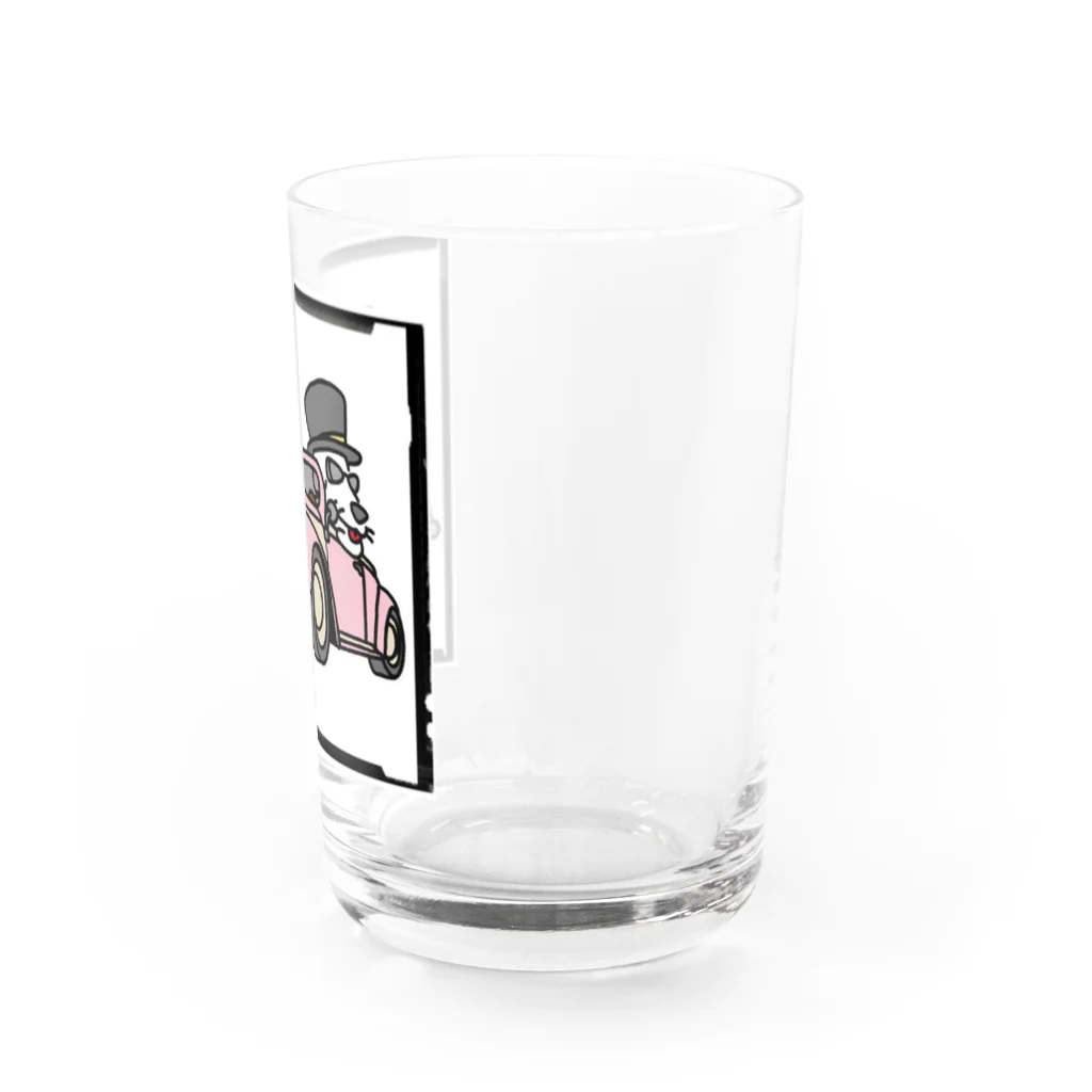 momokarubiのワーゲンとダックスフンド Water Glass :right