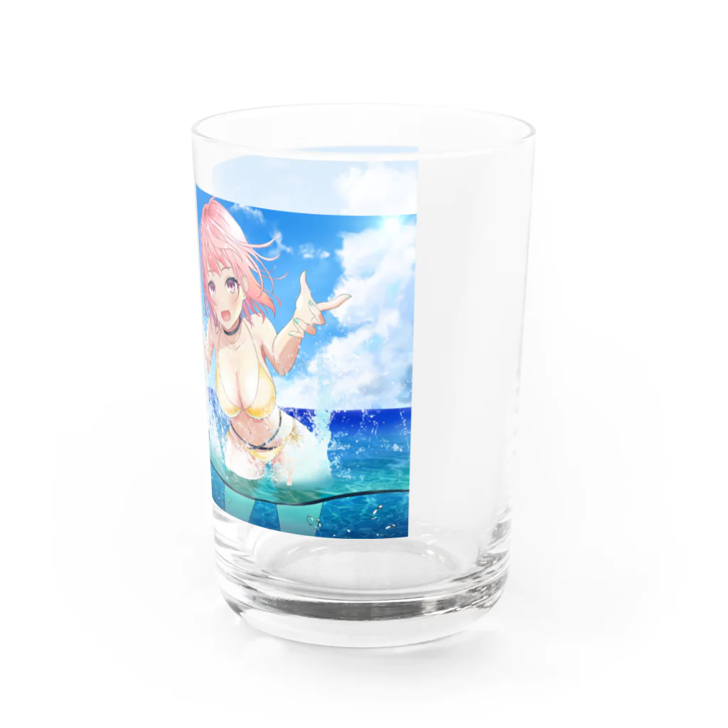 桃乃もも@Vtuberのももスイムウェア Water Glass :right