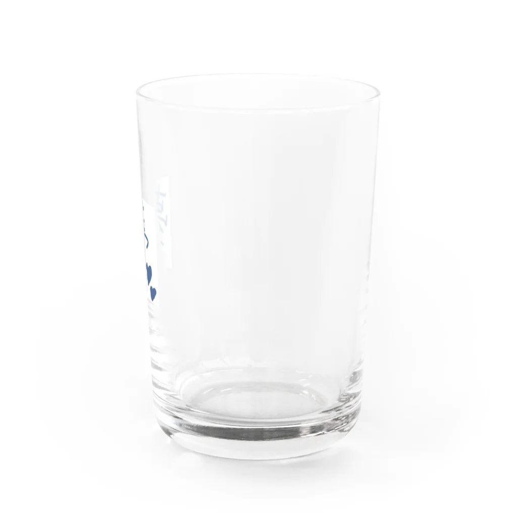 笑顔が好きの夢Tシャツ Water Glass :right