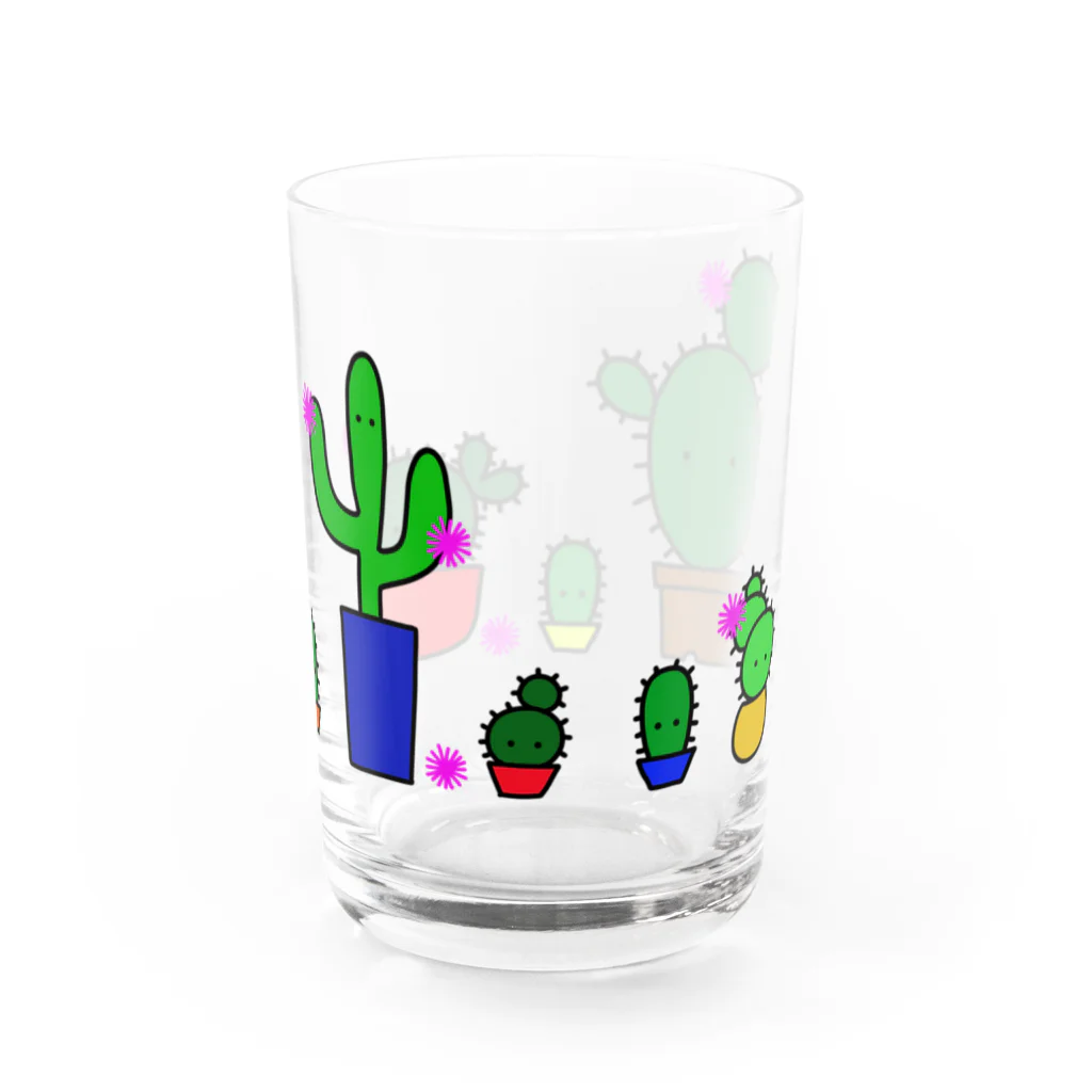 mkumakumaのサボテンズ Water Glass :right