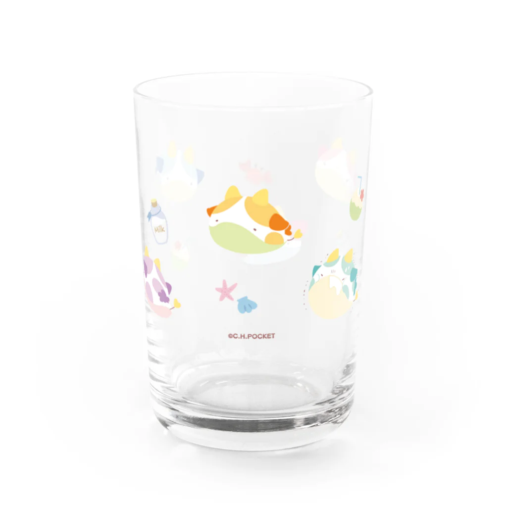 かわいそかわいい🍼ウミウシさんのウミウシさんがいっぱい🍼 Water Glass :right