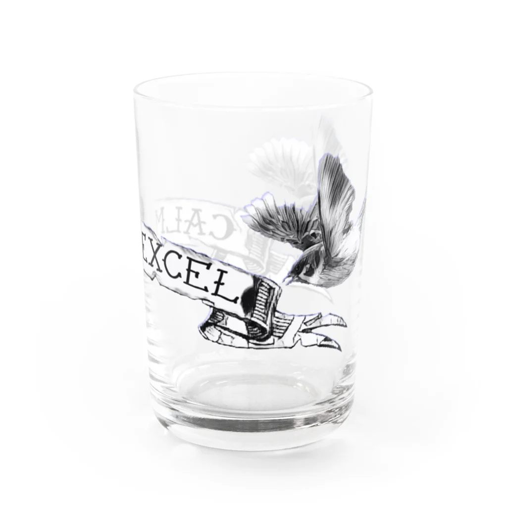 CalmExcelのsparrow4 Water Glass :right