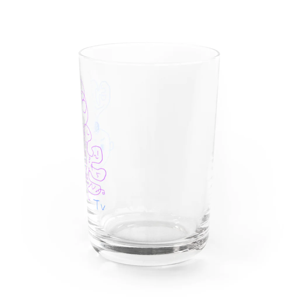 ヨコガオがモットーのもしもしTV Water Glass :right