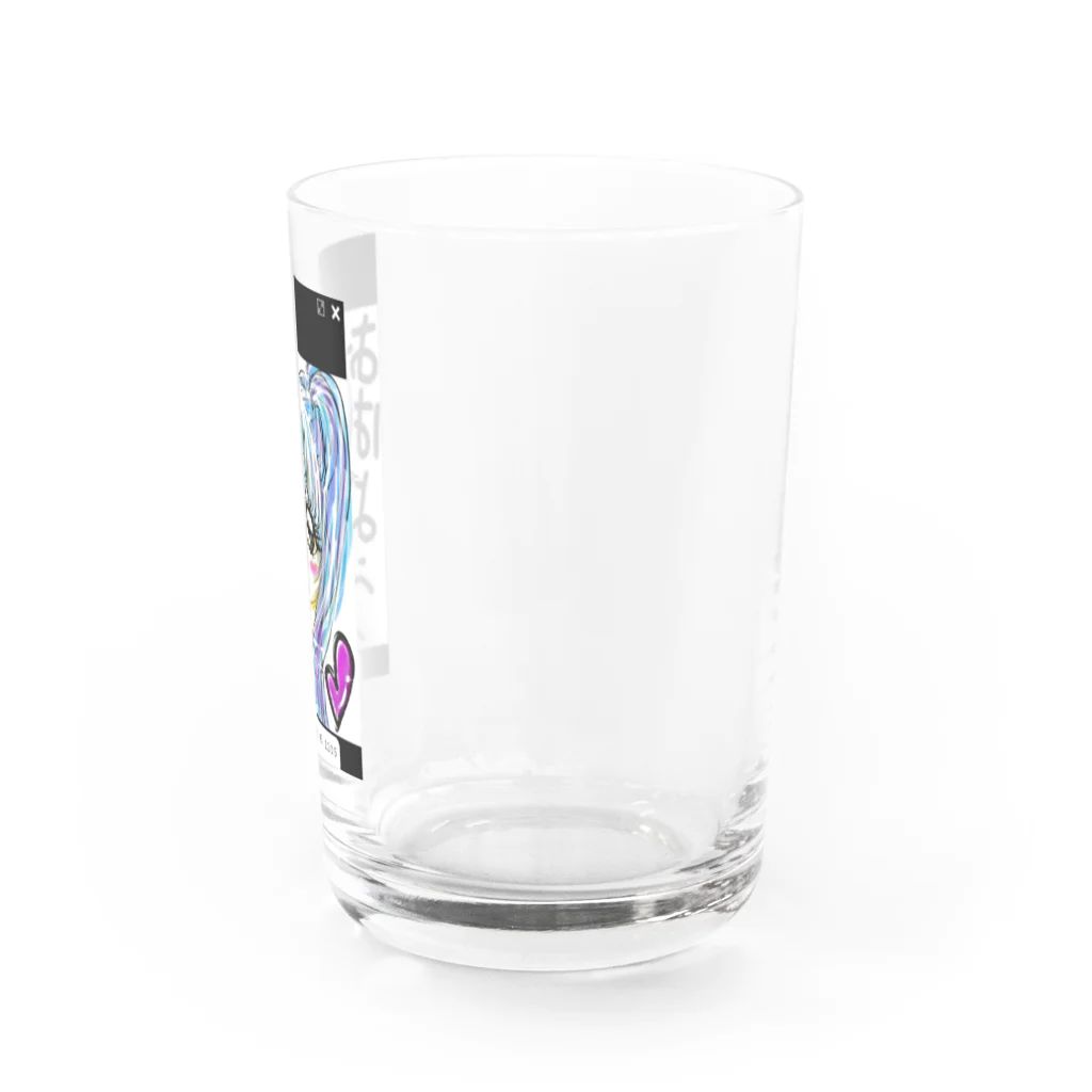 レモンかわいい女子♥️オリジナルショップのおはよう♥️女子 Water Glass :right