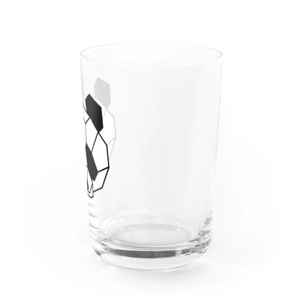 panmiのおしゃんパンダ(白塗) Water Glass :right