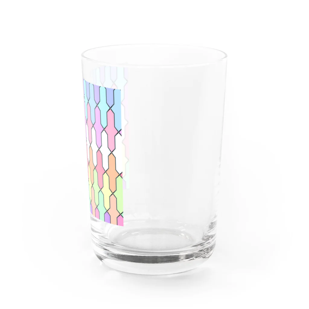 creative 凪斗 suzuri店のカラフルカラフル Water Glass :right